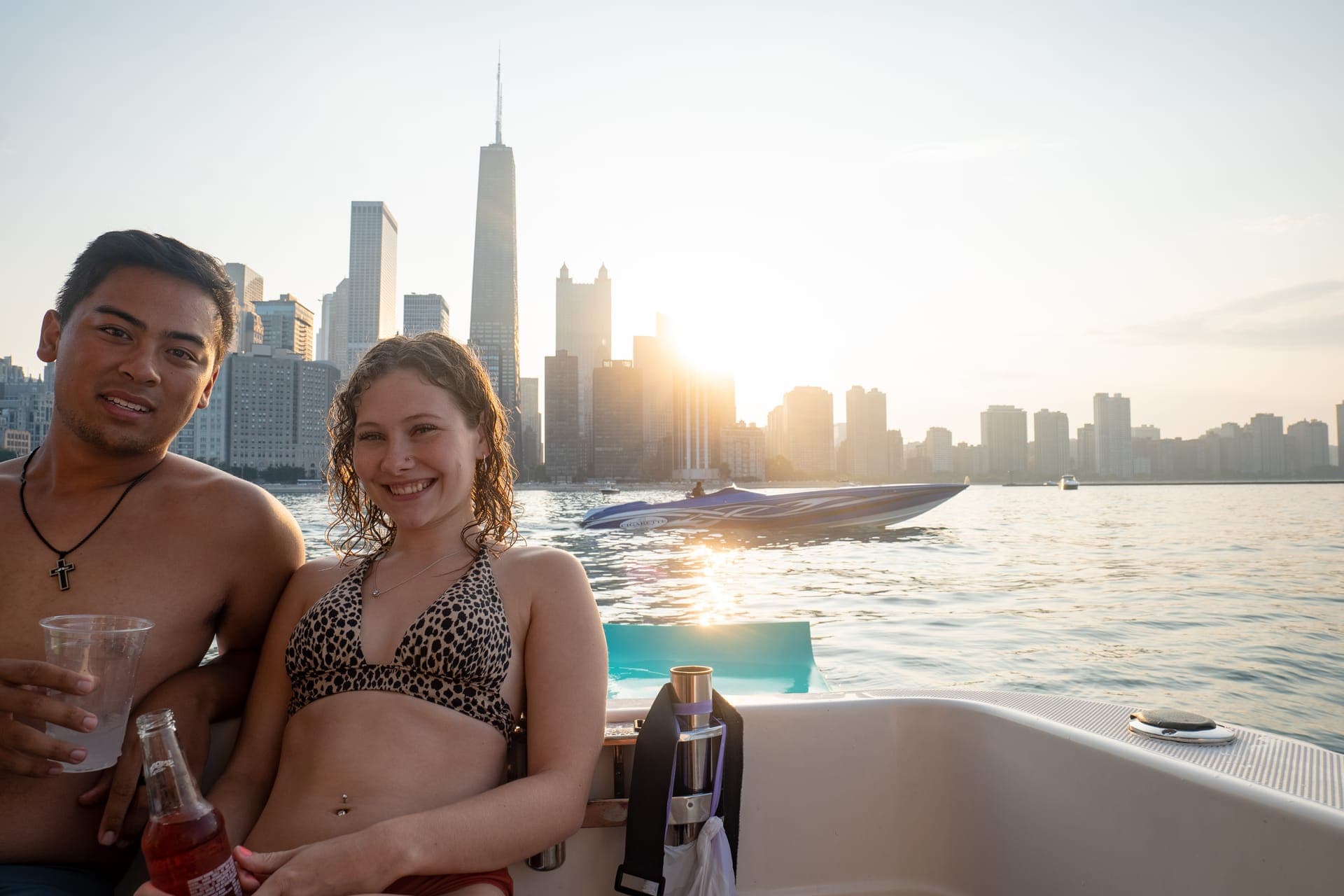 Sunset on Lake Michigan